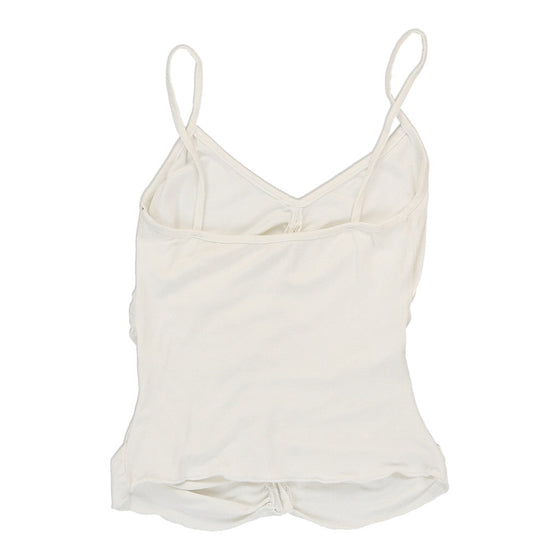 Unbranded Strap Top - Small Cream Cotton strap top Unbranded   