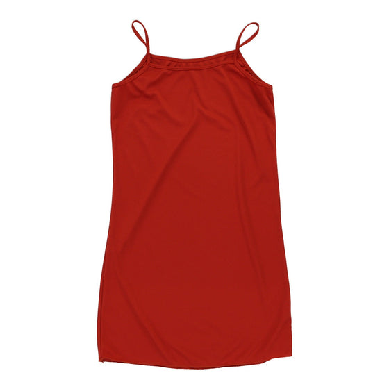 Unbranded Strap Top - Medium Red Viscose strap top Unbranded   