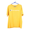 Vintage yellow Champion T-Shirt - mens large