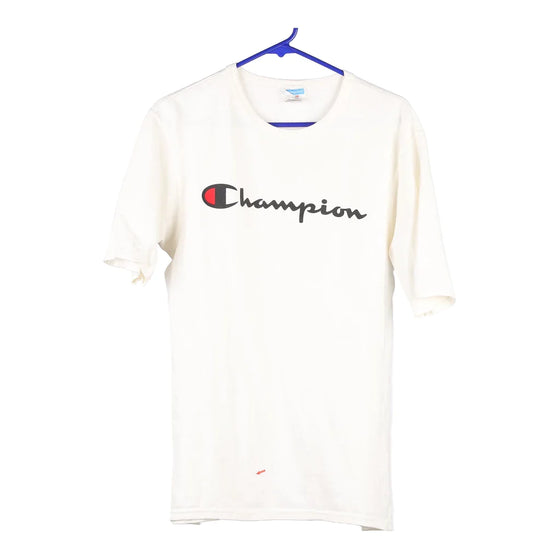 Vintage white Champion T-Shirt - mens medium