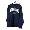 Vintage blue Seattle Seahawks Nfl Hoodie - mens x-large