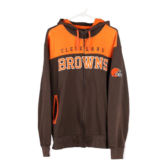 Vintage brown Cleveland Browns Nfl Hoodie - mens large