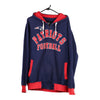 Vintage blue New England Patriots Nfl Hoodie - mens large