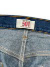 Levis 501 Straight Leg Jeans - W36 L34 - Blue Cotton