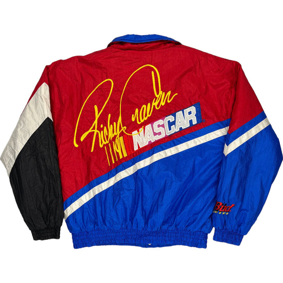 Chase Authentics NASCAR Jacket - Large - Red Blue Nylon