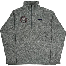  Patagonia Quarter-Zip Fleece Jacket - XL - Grey Polyester