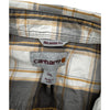 Carhartt Relaxed Fit Plaid Shirt - 2XL - Grey Cotton