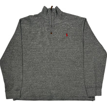  Polo Ralph Lauren 1/4 Zip Sweatshirt - XL - Grey Cotton