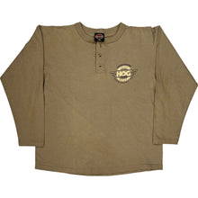  Harley-Davidson Long Sleeve T-Shirt - Large - Khaki Cotton