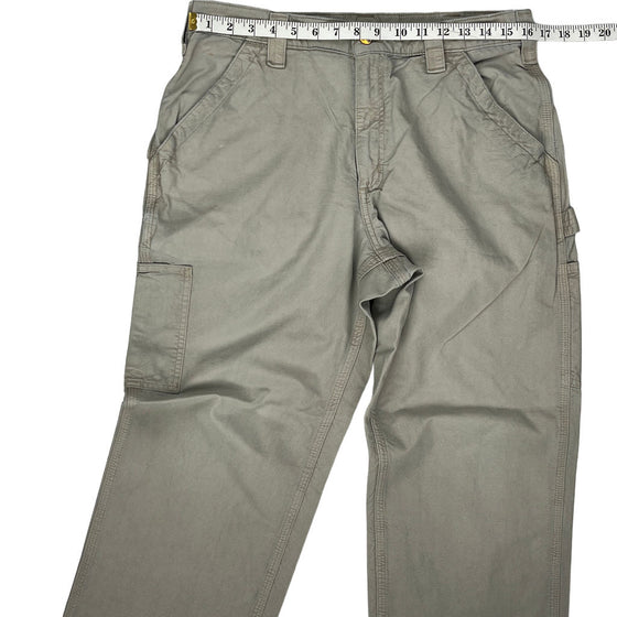 Carhartt Work Trousers - 32W 29L - Beige Cotton