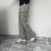 Vintage grey Oxygen Cargo Trousers - womens 30" waist