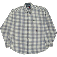  Tommy Hilfiger Checked Shirt - Large - White Cotton