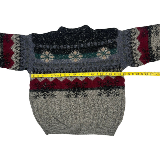 WIN 1950 Fair Isle Wool Sweater - Medium - Multicoloured