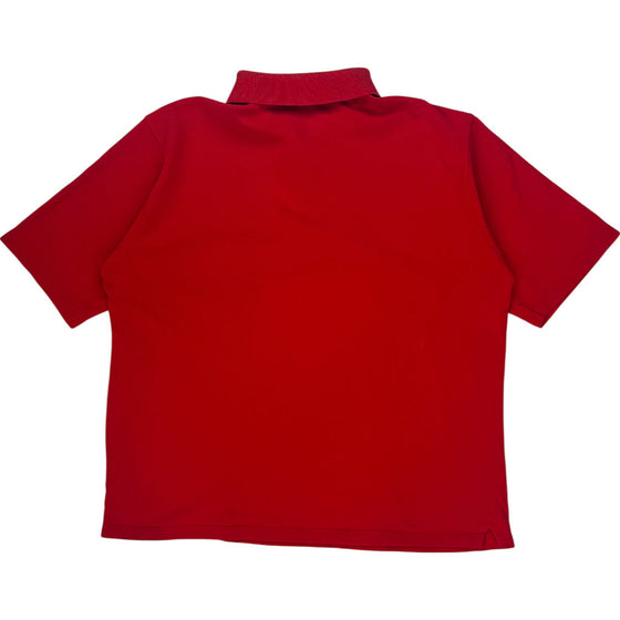 Burberry London Polo Shirt Red - Large - Red Cotton