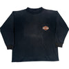 Harley-Davidson Long Sleeve T-Shirt - Large - Black Cotton