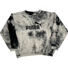 Puma Tie-Dye Sweatshirt - XL - Black Cotton