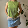 Vintage green Mry Top - womens medium