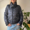 Vintage black Graziella Di Puffer - womens small