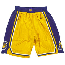  Nike NBA Lakers Shorts - Large Yellow & Purple - Polyester