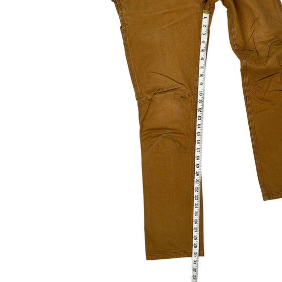 Carhartt Straight Fit Trousers - 30W 32L - Brown Cotton