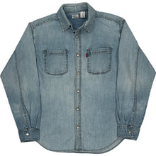  Levis Denim Shirt - Medium - Blue Cotton