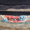 Vintage multicoloured Cropped Smash Cardigan - womens medium