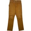 Carhartt Straight Fit Trousers - 30W 32L - Brown Cotton