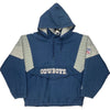 Starter Cowboys NFL Windbreaker Jacket - Medium - Blue Nylon