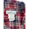 Wrangler Plaid Long Sleeve Shirt - XL - Red Cotton