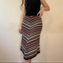  Vintage multicoloured Perform Midi Skirt - womens 22" waist