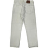 Levis 501 Jeans - 32W 28L - White Cotton