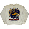 Fruit of the Loom Michigan Rose Bowl Sweatshirt - Large - White Cotton Blend