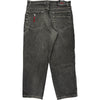 Hip Hop FUBU The Collection Cargo Jeans - 36W 31L - Black Cotton