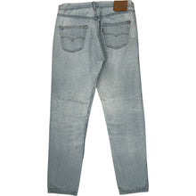  Levis 501 Light Wash Jeans - 35W 32L - Blue Cotton