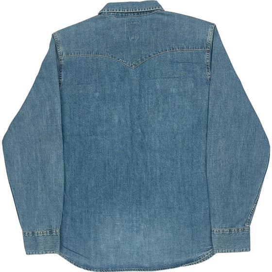 Levis Denim Shirt - Medium - Blue Cotton