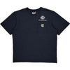 Carhartt Loose Fit T-Shirt - Large - Navy Cotton