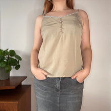  Vintage beige Ovs Cami Top - womens small