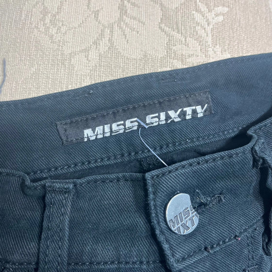 Vintage black Miss Sixty Jeans - womens 28" waist