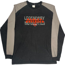  Harley Davidson Legendary Motorcycles Long Sleeve T-Shirt- Large - Black Cotton Blend