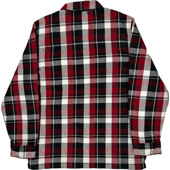 Dickies Checked Overshirt - Medium - Red Cotton