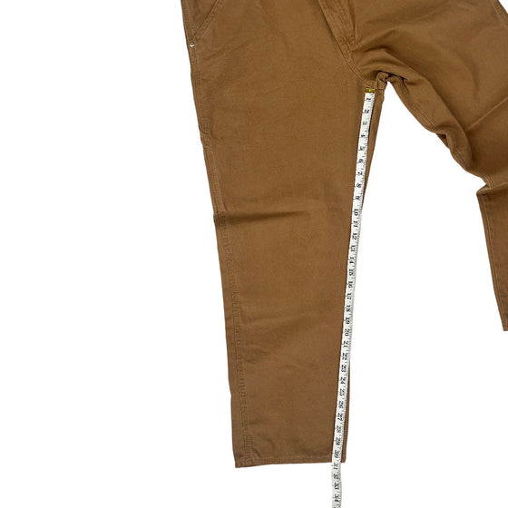 Wrangler Carpenter Trousers - 38W 30L - Brown Cotton Blend