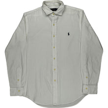  Polo Ralph Lauren Long Sleeve Shirt - Medium - White Cotton