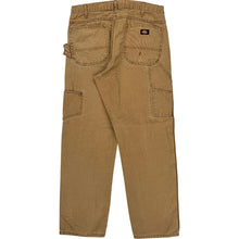  Dickies Work Pants - 35W 32L - Brown Cotton