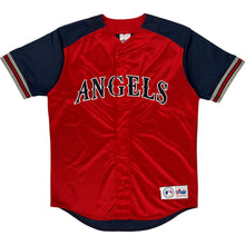  Majestic Angels Baseball Jersey - Medium - Red Nylon