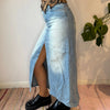 Vintage blue Liu Jeans Denim Skirt - womens 27" waist