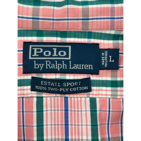 Polo Ralph Lauren Estate Sport Check Shirt - Large - Multicoloured Cotton