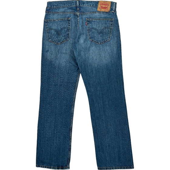 Levis 559 Relaxed Straight Jeans - 34W 32L - Blue Cotton