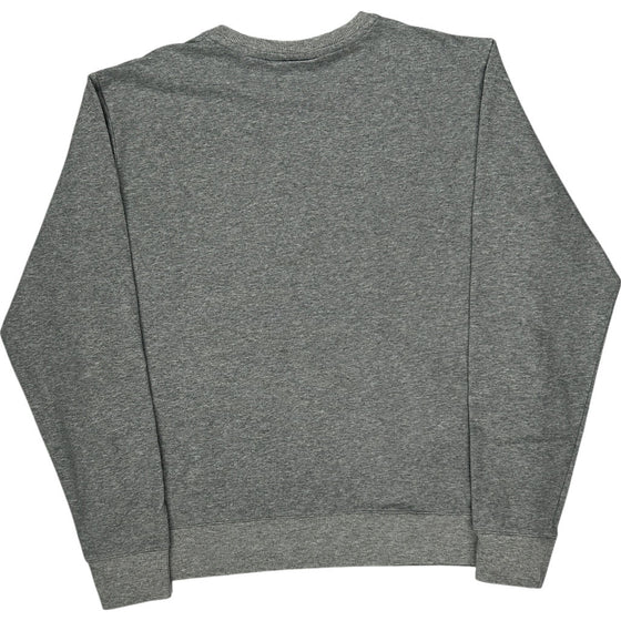 Fila Crew Neck Sweatshirt - Large - Grey Cotton Blend