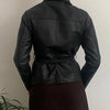 Vintage black Conbipel Leather Jacket - womens small