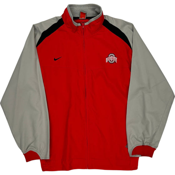 Nike Team Zip Up Jacket - Large - Red Polyester